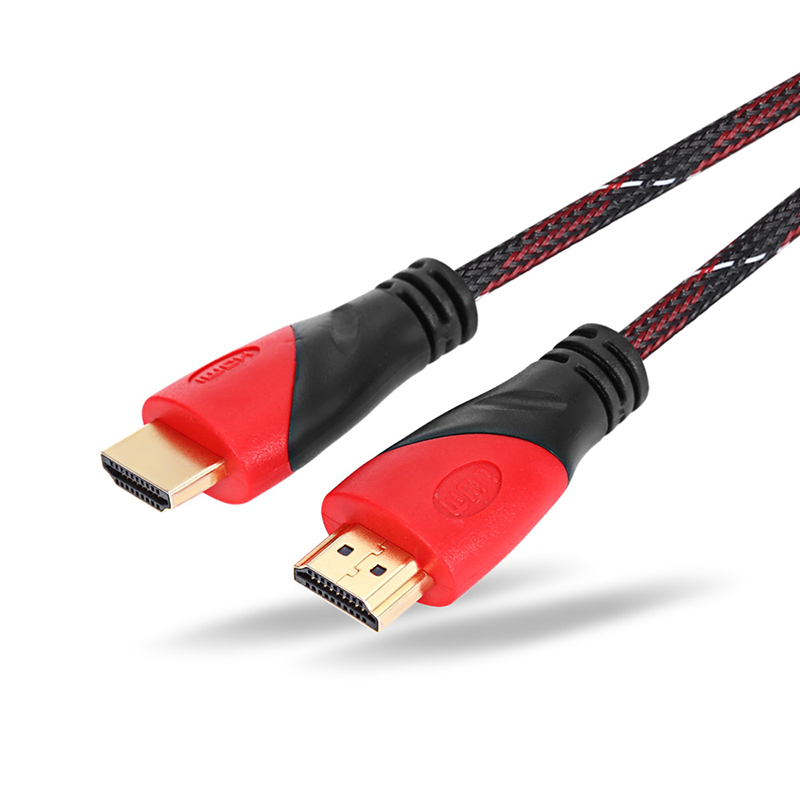 0.5m High Speed Knit Braided Gold-plated Connector HDMI Cable for HDTV PS3