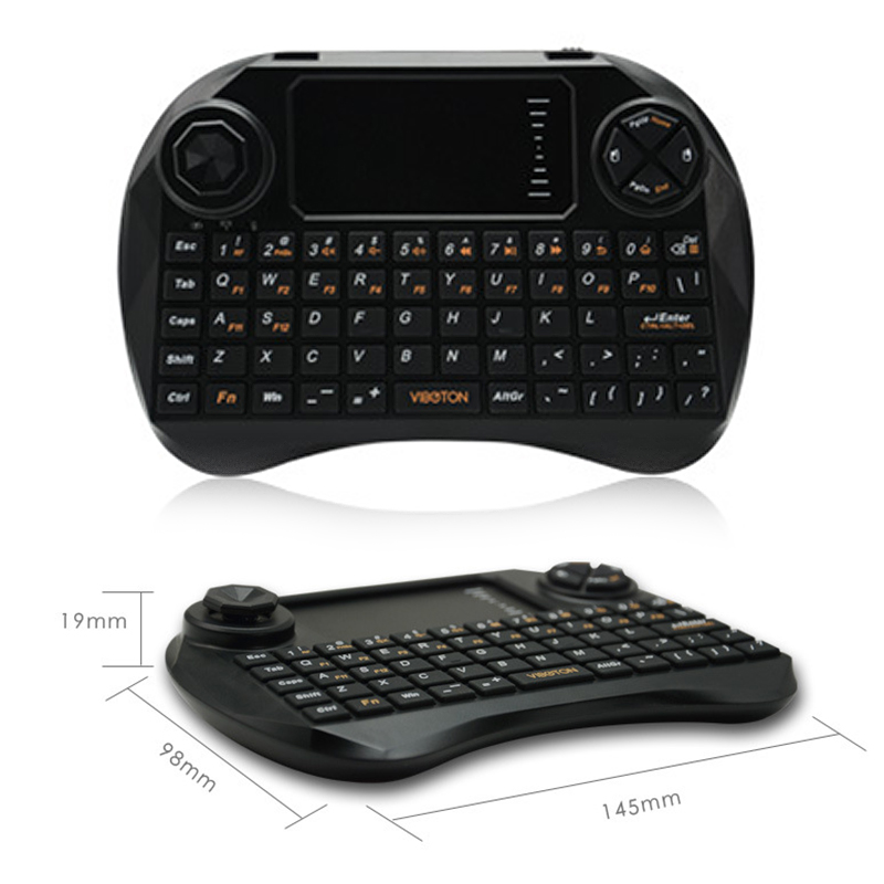 2.4G Wireless Keyboard Remote Control with Touchpad