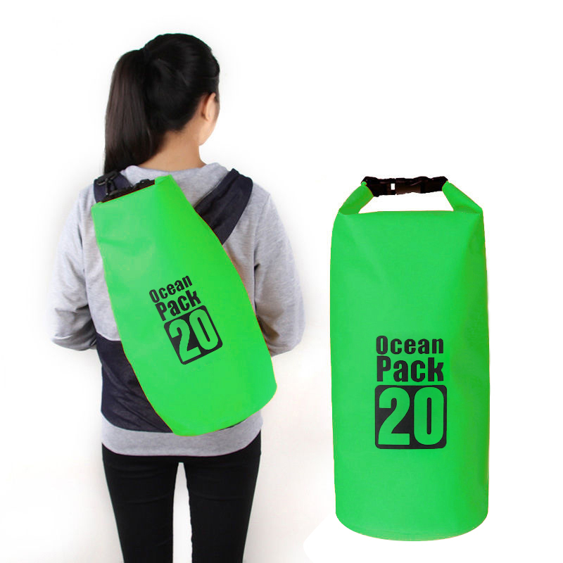 20L Outdoor Waterproof Sport Swimming Camping Hiking Dry Bag Pouch - Green