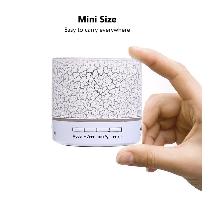 Mini Crack Pattern Wireless Bluetooth Speaker for iPhone Samsung
