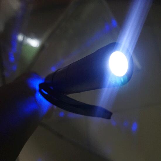 Light Saber LED Flashing Light Up Umbrella Night Protection - Transparent