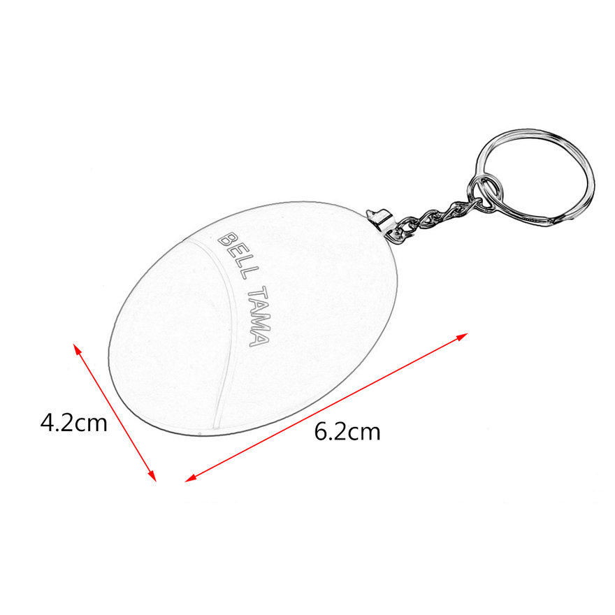 Self Defense Keychain Alarm Egg Shape Personal Security Anti-Attack Protect Safety Alarmer