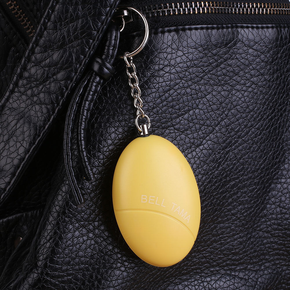 Self Defense Keychain Alarm Egg Shape Personal Security Anti-Attack Protect Safety Alarmer