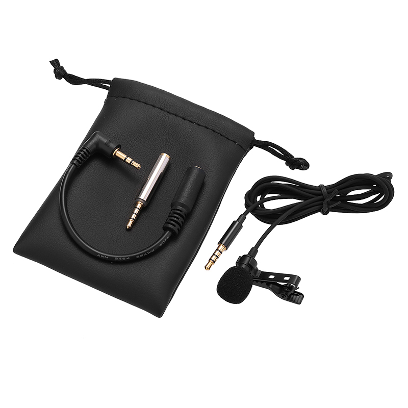 Wholesale 3.5mm Mini Wire Clipon Lapel Lavalier Microphone Mobile