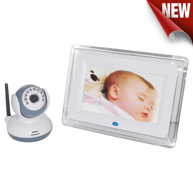 7inch Baby Safety Monitor Wireless Digital 2 Talk-way Camera with Night Vision