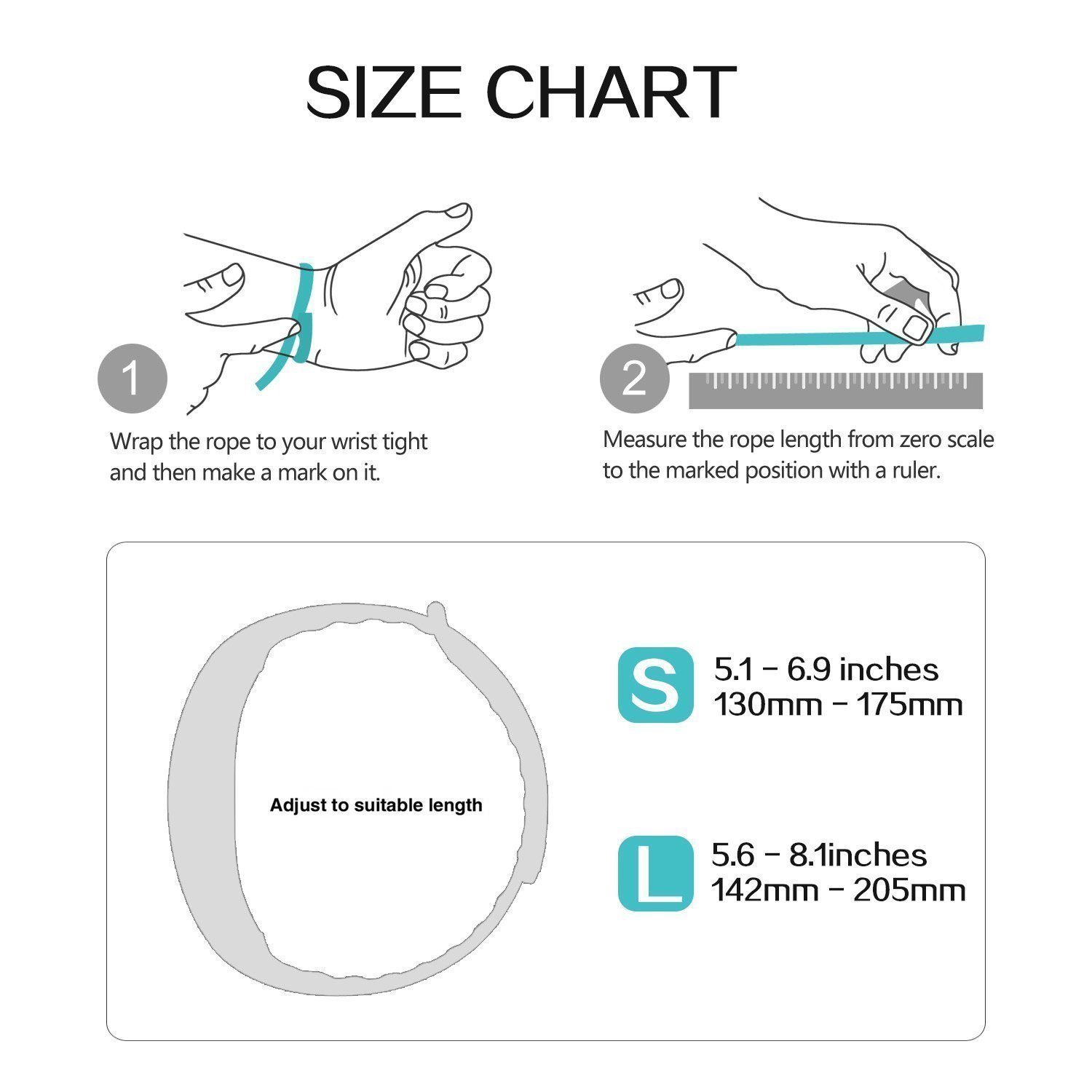 Replacement Silicone Wristband Bracelet Strap Band for Fitbit Charge 2 Size S