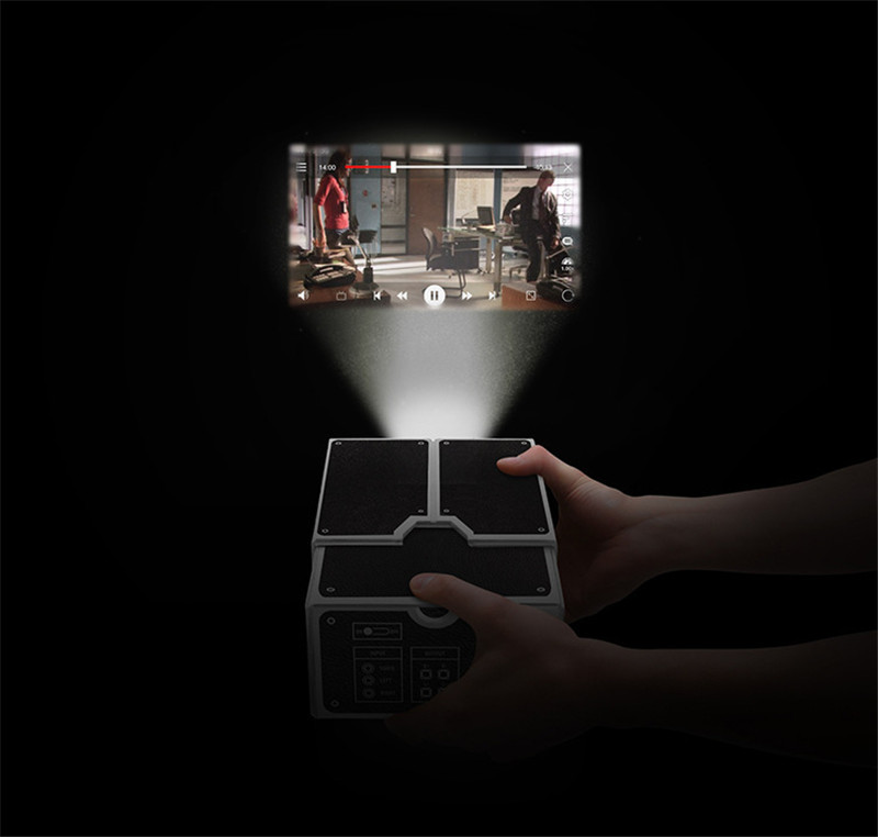 DIY SmartPhone Projector 2.0 Cinema In A Box Pre-assembled Practical Fun Gift