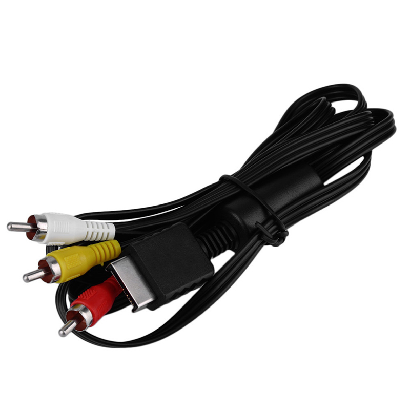 1.8M RCA TV Cable AV lead Sound Video Connect Cable for Playstation 2 3 PS2 PS3