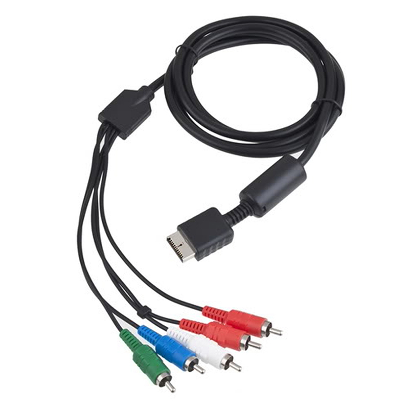 1.8m AV Audio Video HDTV Cable Component Cord for Sony for PS2 PS3