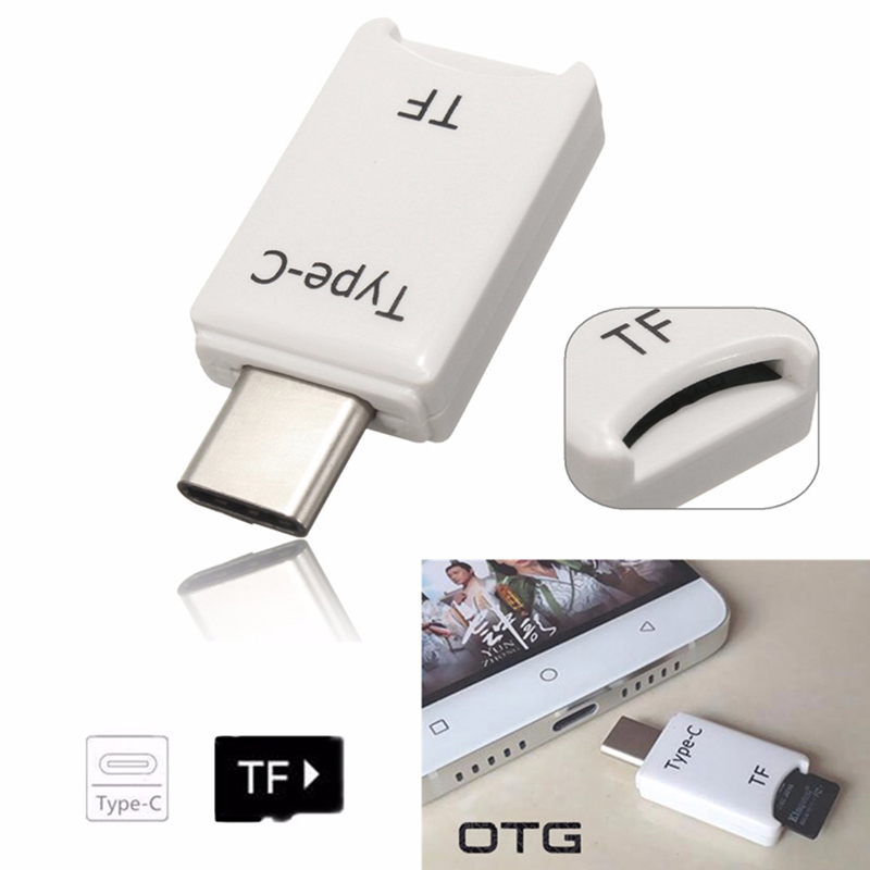 OTG USB3.1 Type-C Micro SD TF Memory Card Reader Adapter for PC Laptop