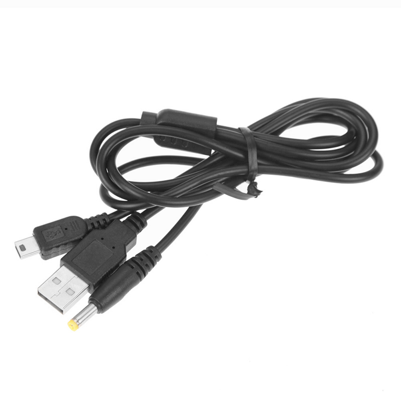 1.2m 2 in 1 USB Data Charger Cable Cord Sync Data Transmission Charge Cable for PSP 2000 3000