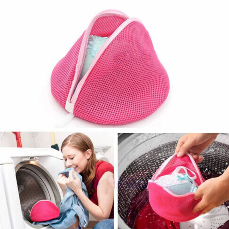 Women Bra Laundry Bag Clothes Washing Net Bag Hosiery Saver Protect Mesh Bag - Triangle