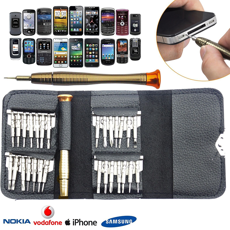 29 in 1 Mobile Phone Repair Tool Kit Screwdriver Set for iPhone 4 5 6 iPad iPod