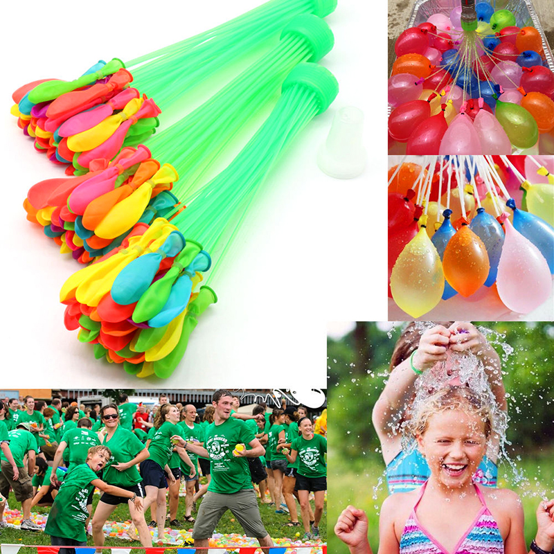 111 Fast Fill Magic Water Balloons Self Tying Bunch O Balloon Bombs Summer products Assorted Colour