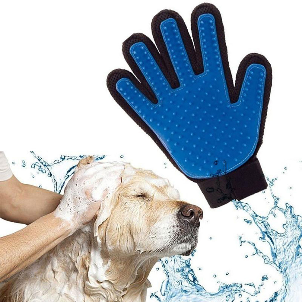 Dog Cat Grooming Glove Dirt Hair Remover Brush Glove only Right Hand Mitten for Pets
