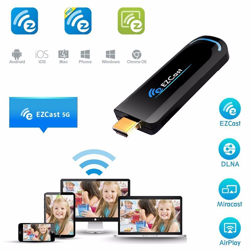 Wireless HDMI Streaming Media Player WiFi Display Dongle HDMI Adapter