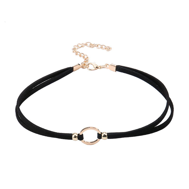 Fashion Charm Collar Vintage Classic Velvet Choker Necklace Jewelry - Black