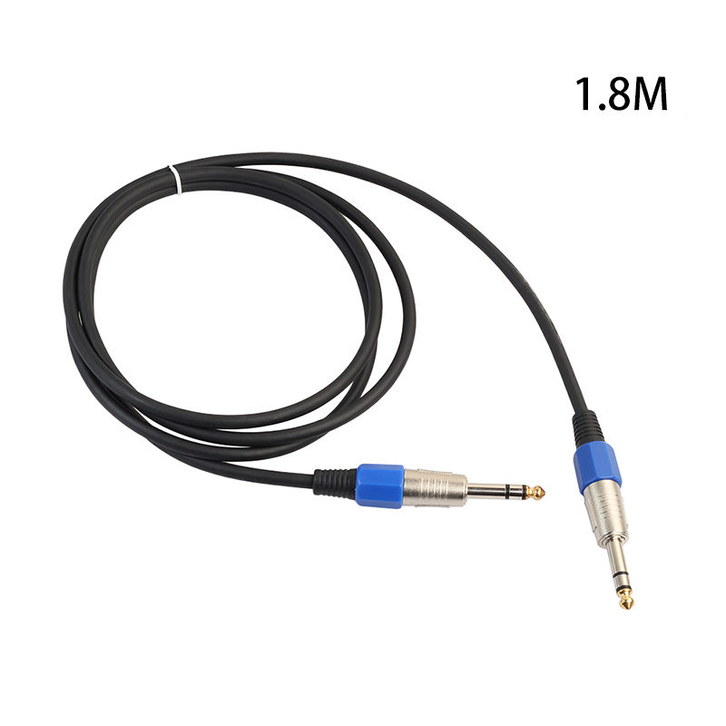 1.8M Premium Stereo 6.35mm Male to Male Audio Cable Gold Plated Electric Guita Cord