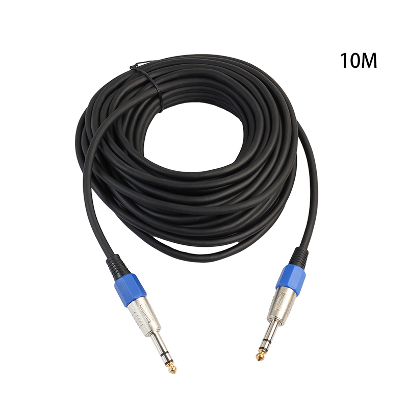 10M Premium Stereo 6.35mm Male to Male Audio Cable Gold Plated Electric Guita Cord