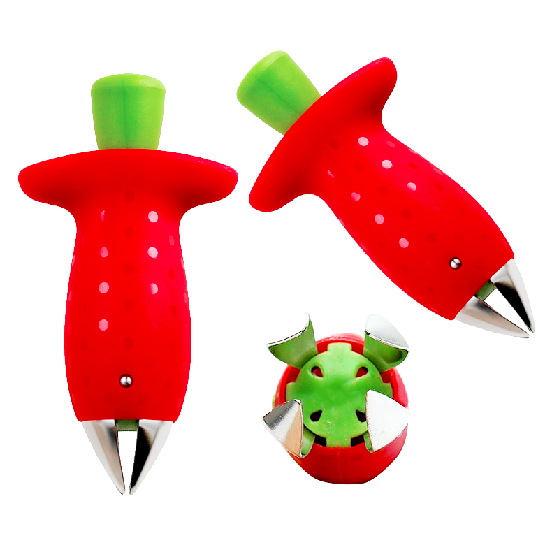 Home Kitchen Tool Strawberry Berry Base Remover Fruit Corer Removal Tool