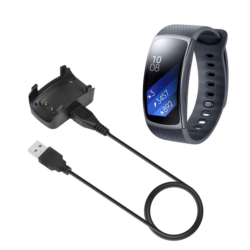 USB Charging Cradle Charger Cable for Samsung Gear Fit 2 SM-R360 Smart Watch