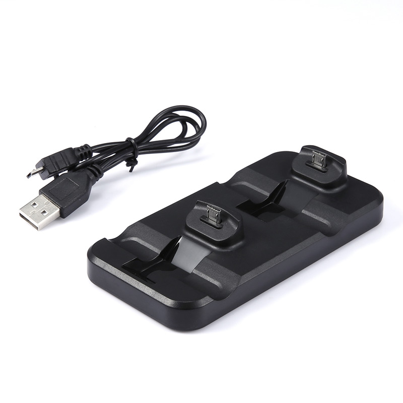Dual USB Charging Dock Station Charger Cradle for PS4 PlayStation Game Controller