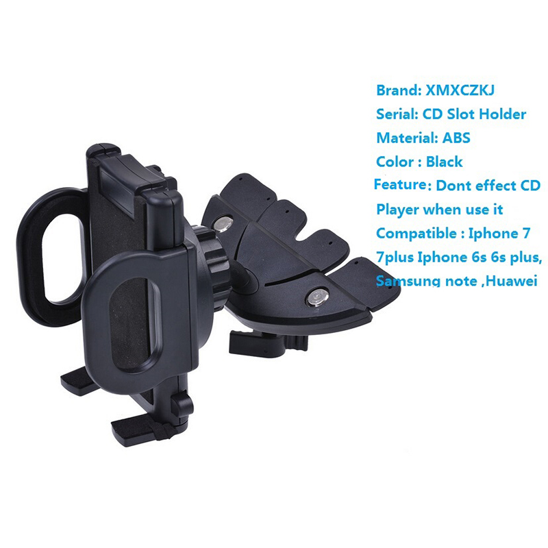 Car CD Slot Mobile Phone Holder Stand Cradle Mount for GPS iPhone Smartphones