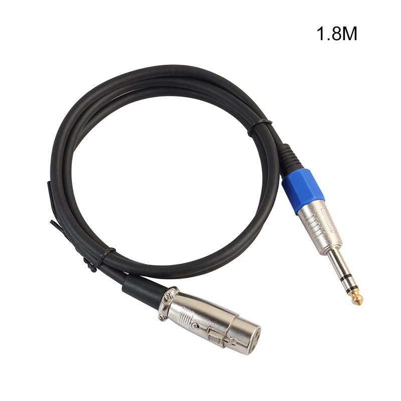 1.8M 3 pin Female Jack to 1/4