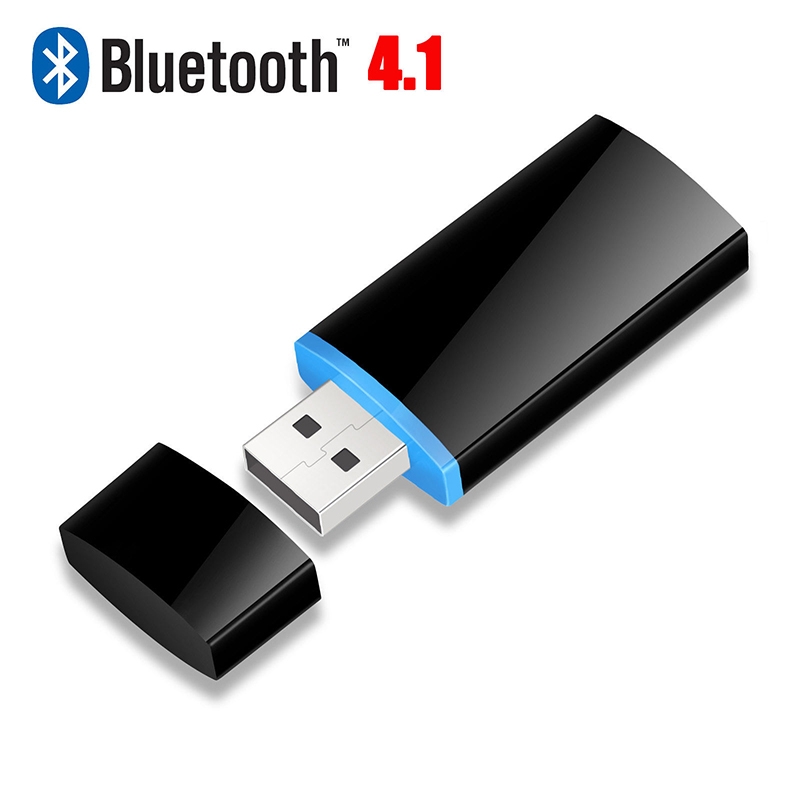 Bluetooth 4.1 Receiver Wireless USB Music Audio Adapter 3.5mm Aux Audio Receiver