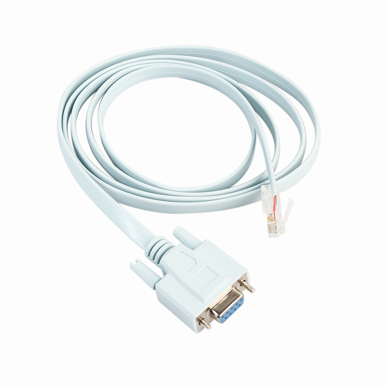 1.5M RJ45 Male to DB9 Female Console Rollover Cable for Cisco Compatible with PN 72-3383-01
