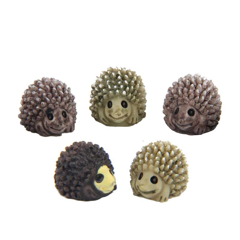 Miniature Hedgehogs Fairy Ornament Home Garden Craft Decor