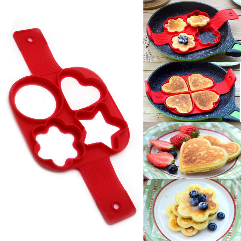 Non Stick Pancake Pan Flip Egg Omelette Flip Breakfast Maker Tool - Model 5