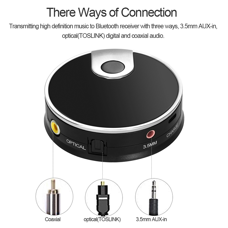 Wireless Audio Transmitter Optical Fiber Transmission Bluetooth 4.0 Music Transmitter