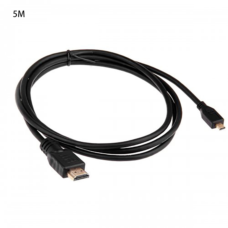5M HDMI V1.4 to Micro HDMI Cable Lead Adapter for HDTV Phone TV - Black