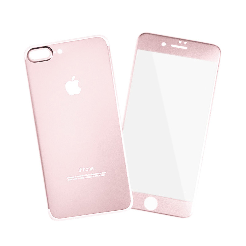 Full Coverage Front + Back Tempered Glass Film Protector for iPhone 7/8 Plus