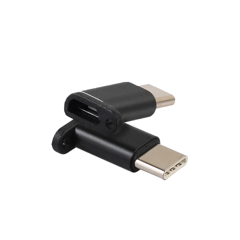USB 3.1 Type C Male to Micro USB 2.0 Female Adapter for USB-C Devices - Black
