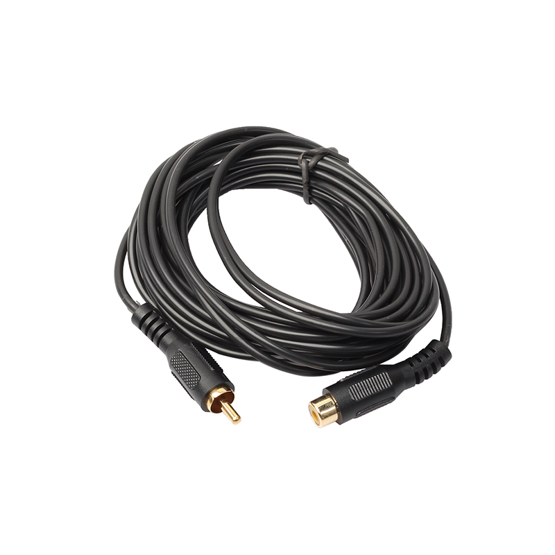 4.5M RCA Male to RCA Female M/F Audio Composite Extension Cable - Black