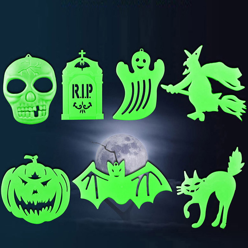 Halloween Luminous Night Glow Wall Sticker for Halloween Decoration 