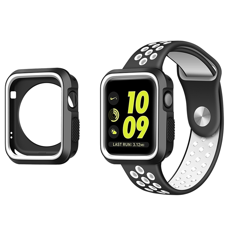 iWatch Bumper Case + Watch Strap Wristband for Apple Watch 42mm