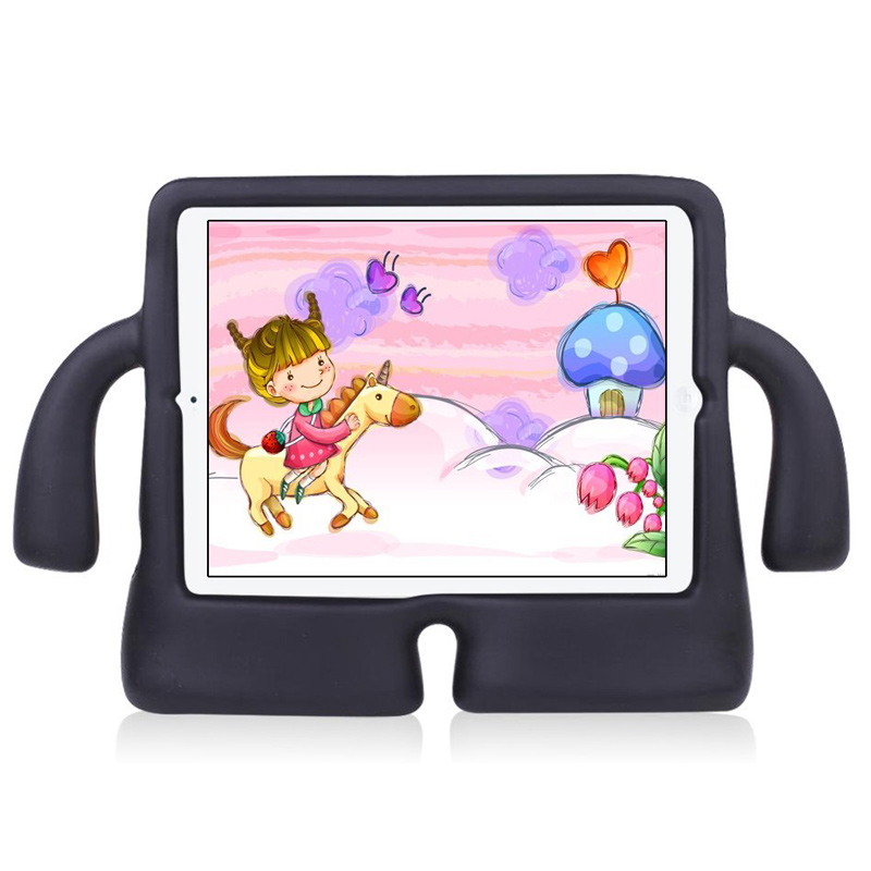 Kids Toddler Universal Shockproof EVA Foam Stand Tablet Case for iPad Mini 1/2/3/4 - Black