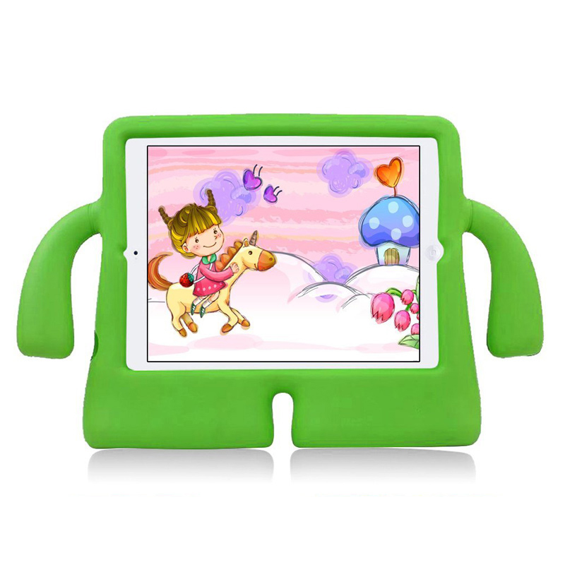 Kids Toddler Universal Shockproof EVA Foam Stand Tablet Case for iPad Mini 1/2/3/4 - Green