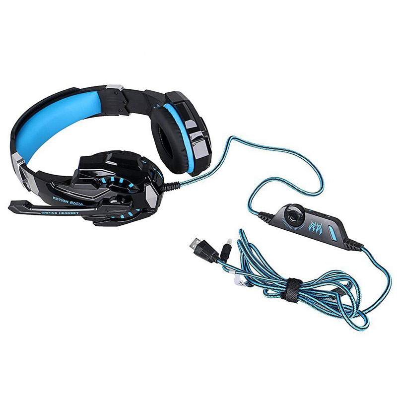 3.5mm LED Gaming Headset with MIC HiFi Headphones for Laptop Xbox