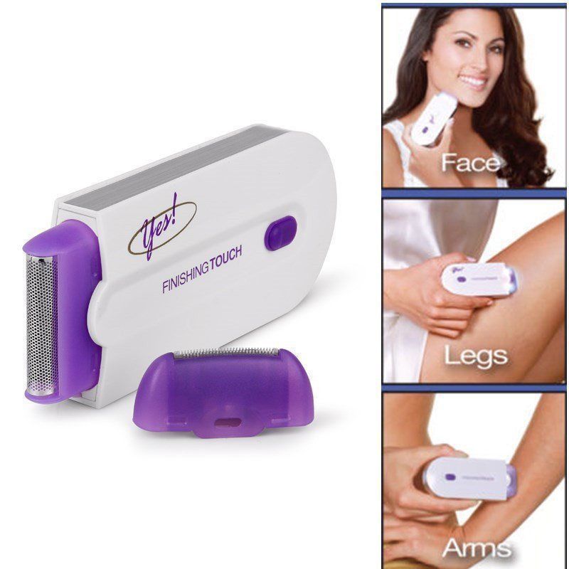 Finishing Touch Flawless Hair Face Remover Womens Painless Body Hair Remover - EU Plug
