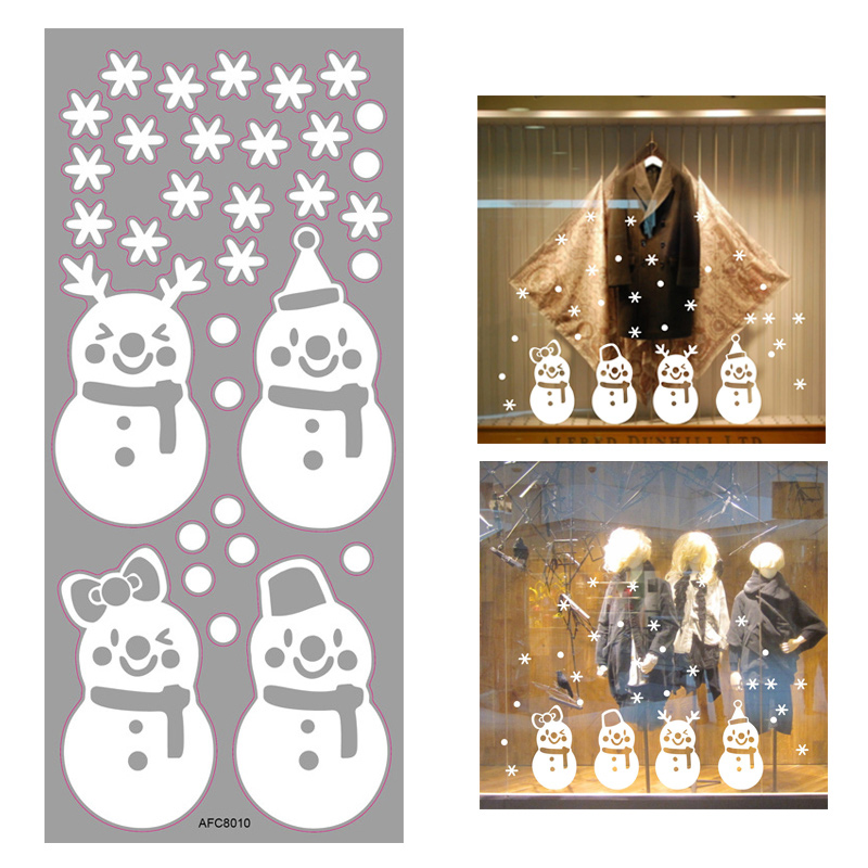 Christmas 3D Removable Window Wall Stickers Decor Xmas Home Shop Decorations - AFC8010