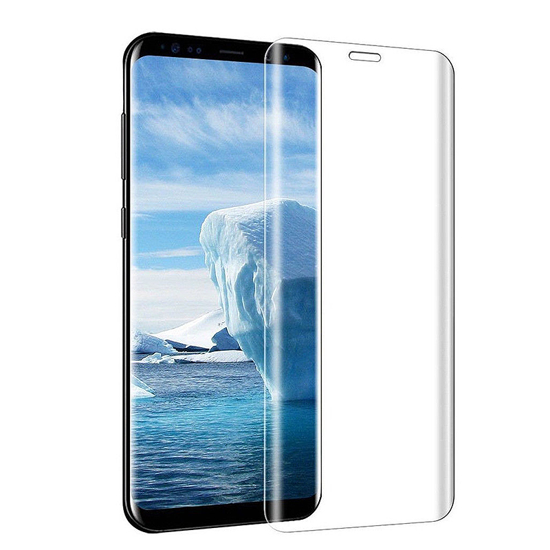 3D Full Coverage Shockproof Tempered Glass Screen Protector for Samsung Galaxy S9 - Clear
