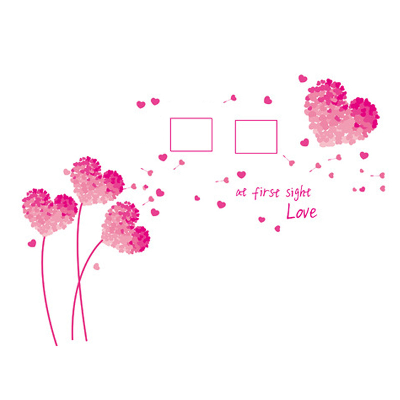 Pink Love Wall Sticker Decal Removable DIY Home Room Decor Art Decoration