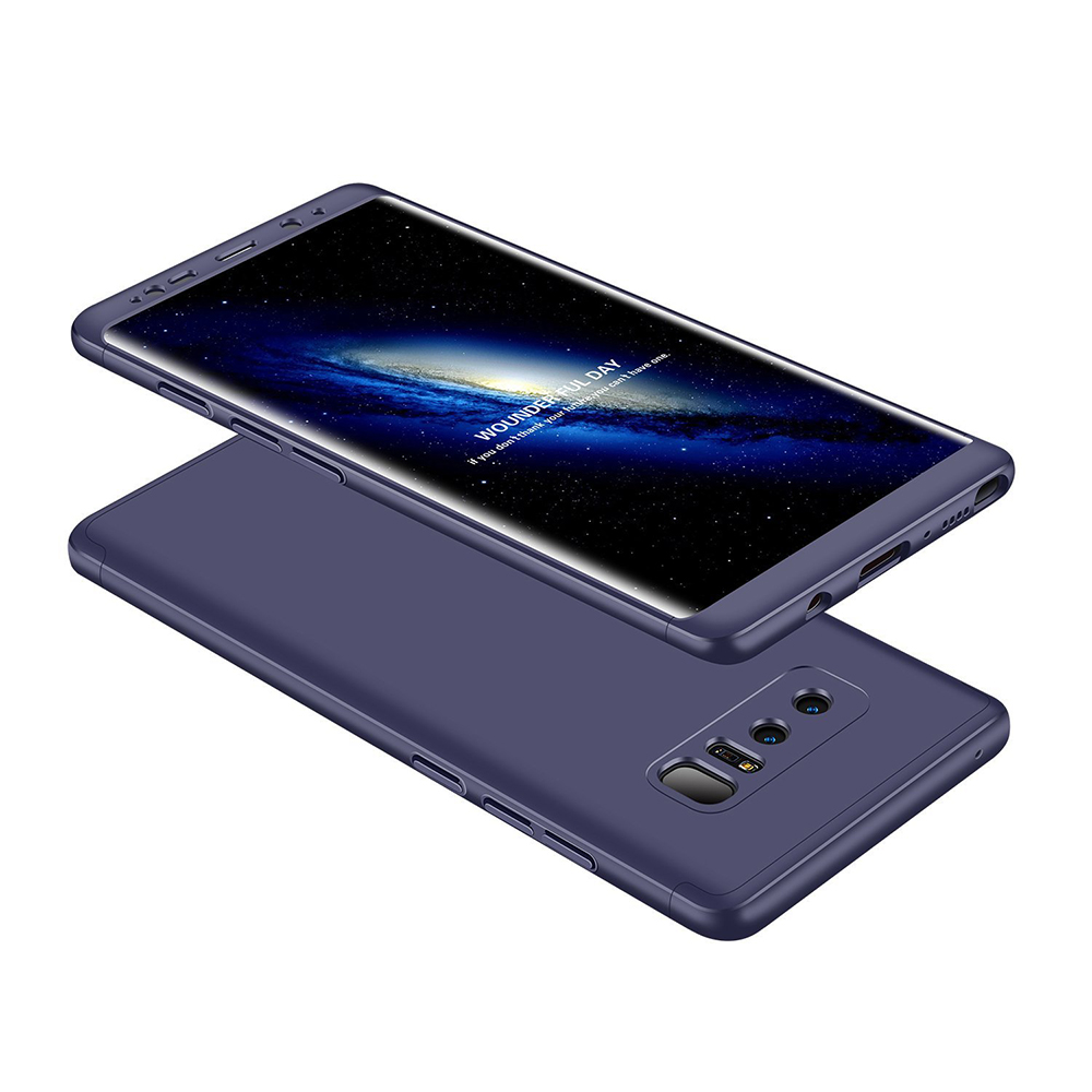 Ultra Slim Full Coverage PC Hard Protective Case Back Cover for Samsung Note 8 - Blue