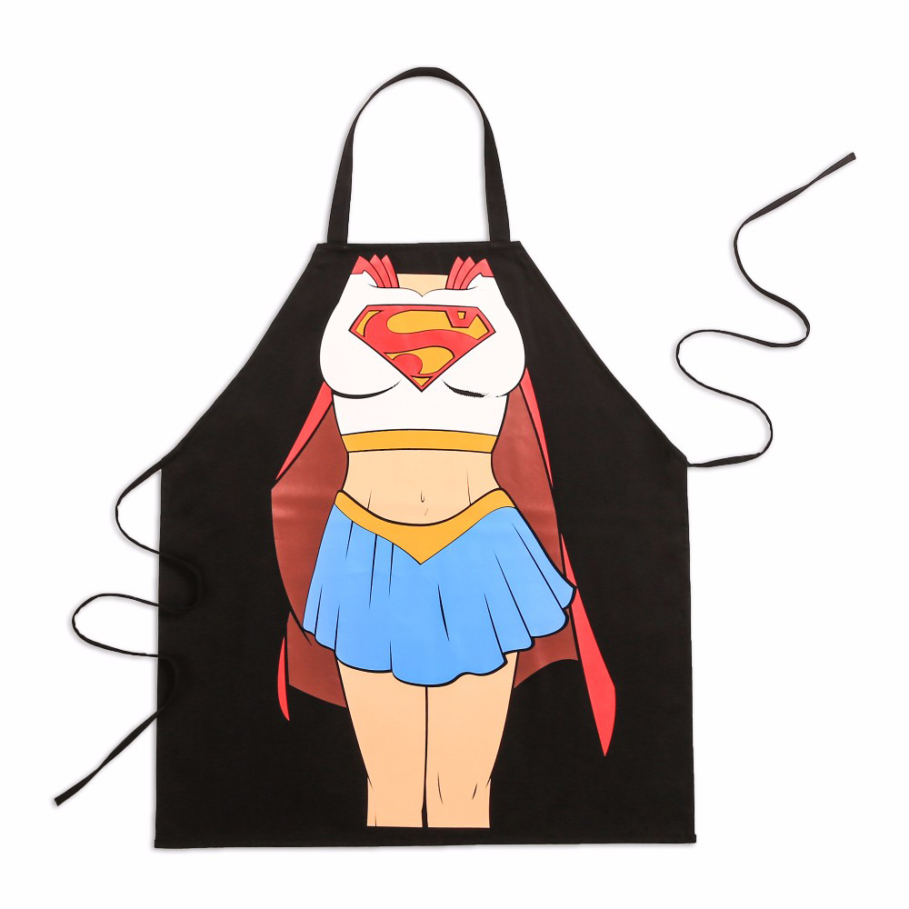 Funny Cooking Kitchen Apron Novelty Sexy Dinner Party Aprons - Superwoman