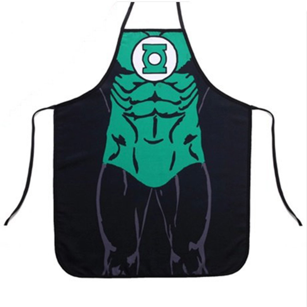 Funny Cooking Kitchen Apron Novelty Sexy Dinner Party Aprons - Green Lantern
