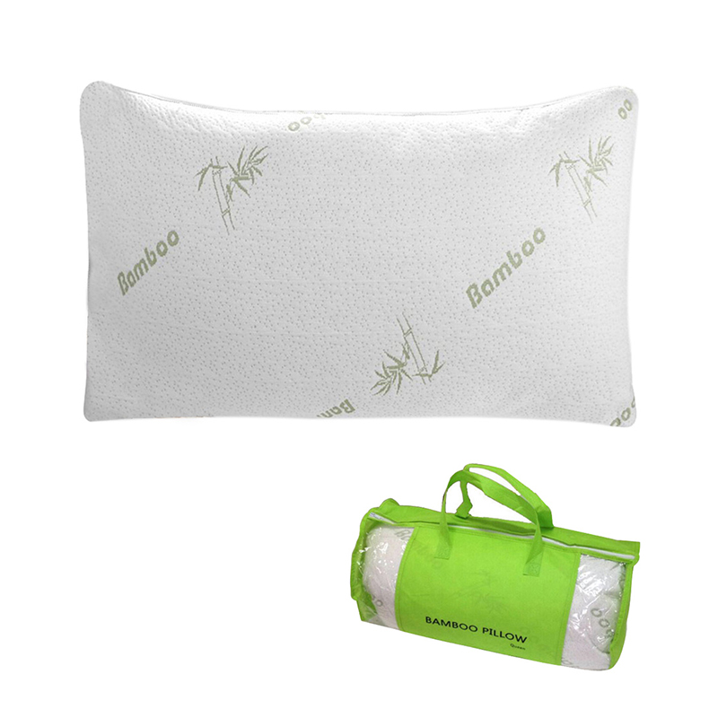 60*40CM Bamboo Fiber Memory Foam Pillow Slow Rebound Sleep Neck Care Health Keeper